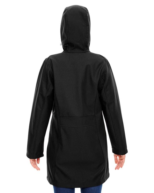 Ladies' City Textured Three-Layer Fleece Bonded Soft Shell Jacket Ladies' City Textured Three-Layer Fleece Bonded Soft Shell Jacket