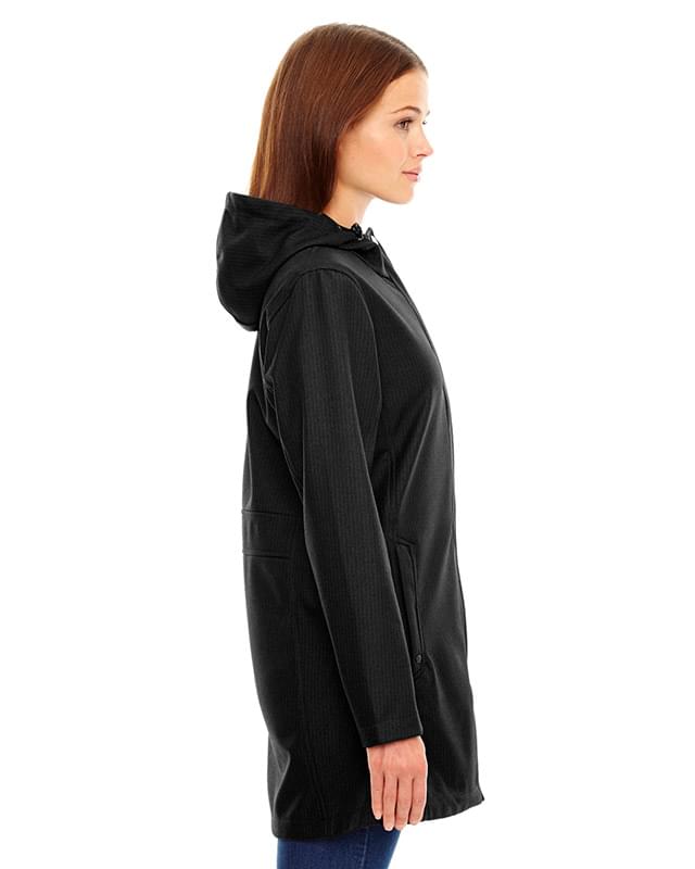 Ladies' City Textured Three-Layer Fleece Bonded Soft Shell Jacket Ladies' City Textured Three-Layer Fleece Bonded Soft Shell Jacket