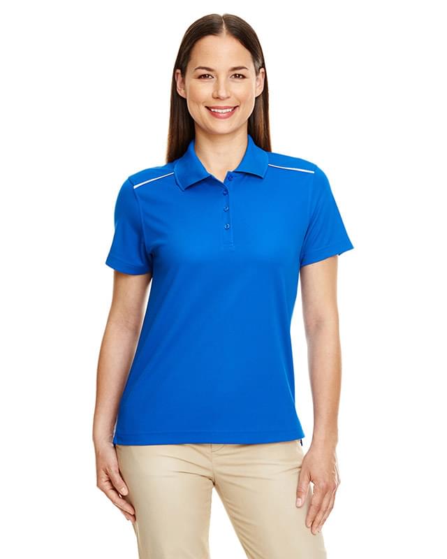 Ladies' Radiant Performance Piqu Polo with Reflective Piping