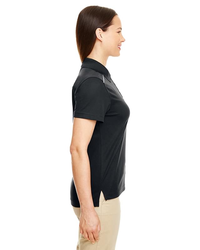 Ladies' Radiant Performance Piqu Polo with Reflective Piping