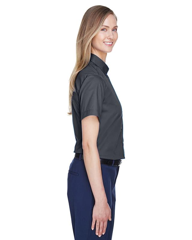Ladies' Optimum Short-Sleeve Twill Shirt
