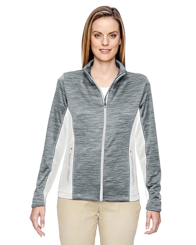 Ladies' Shuffle Performance Mlange Interlock Jacket Ladies' Shuffle Performance Mlange Interlock Jacket