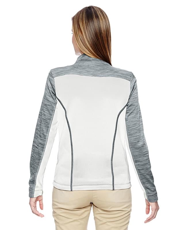 Ladies' Shuffle Performance Mlange Interlock Jacket Ladies' Shuffle Performance Mlange Interlock Jacket