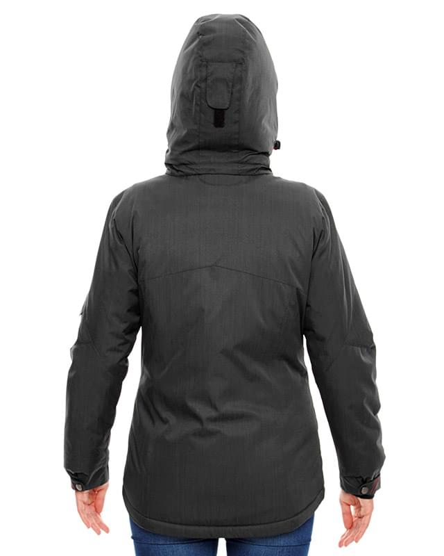 Ladies' Rivet Textured Twill Insulated Jacket Ladies' Rivet Textured Twill Insulated Jacket