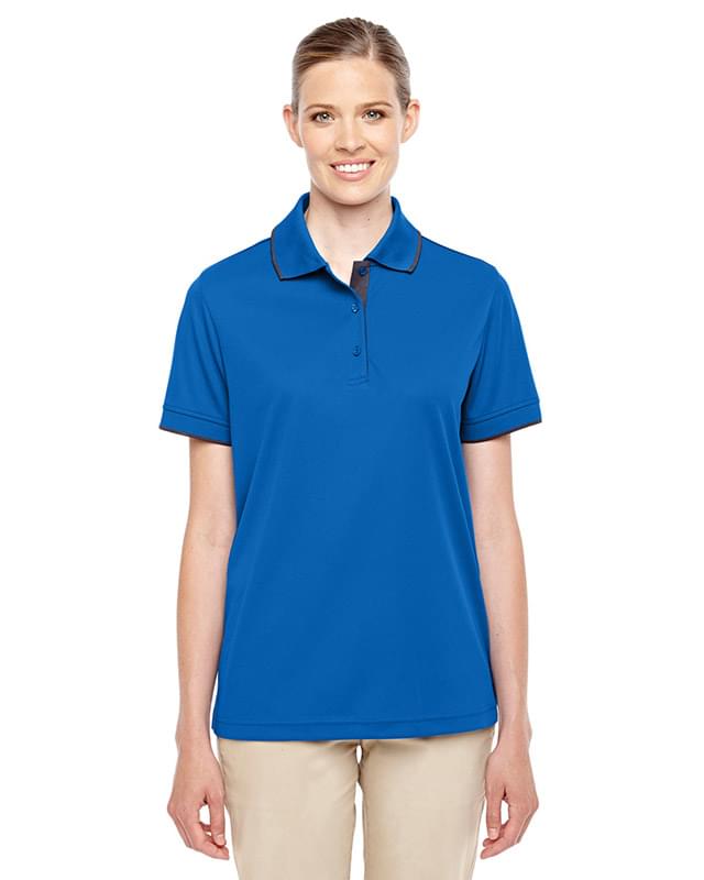 Ladies' Motive Performance Piqu Polo with Tipped Collar