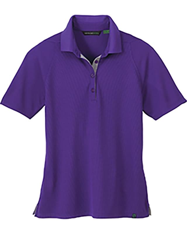 LADIES' RECYCLED POLYESTER PERFORMANCE WAFFLE POLO LADIES' RECYCLED POLYESTER PERFORMANCE WAFFLE POLO