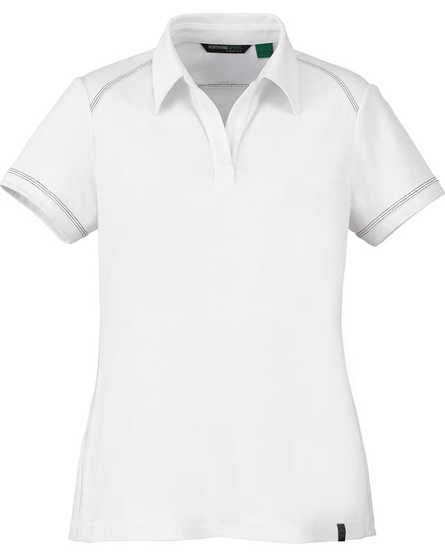 LADIES' ORGANIC COTTON/SPANDEX JERSEY POLO LADIES' ORGANIC COTTON/SPANDEX JERSEY POLO