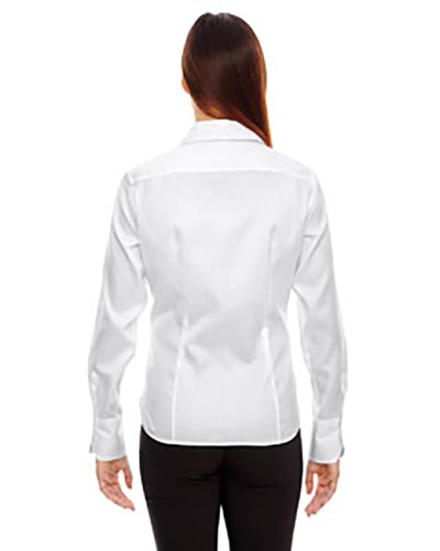 Ladies' Legacy Wrinkle-Free Two-Ply 80's Cotton Jacquard Taped Shirt Ladies' Legacy Wrinkle-Free Two-Ply 80's Cotton Jacquard Taped Shirt
