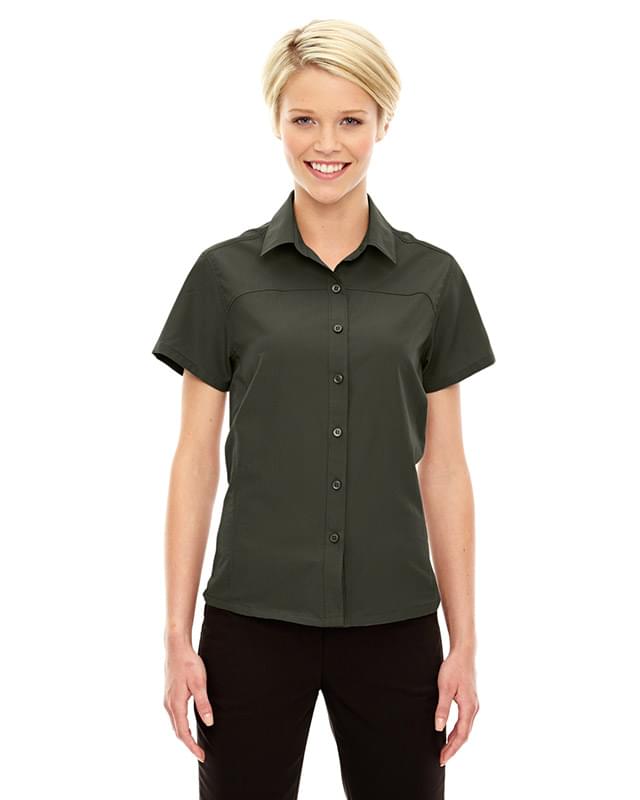 Charge Recycled Polyester Performance Short-Sleeve Shirt Charge Recycled Polyester Performance Short-Sleeve Shirt