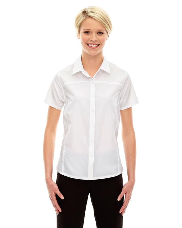 Ladies' Charge Recycled Polyester Performance Short-Sleeve Shirt