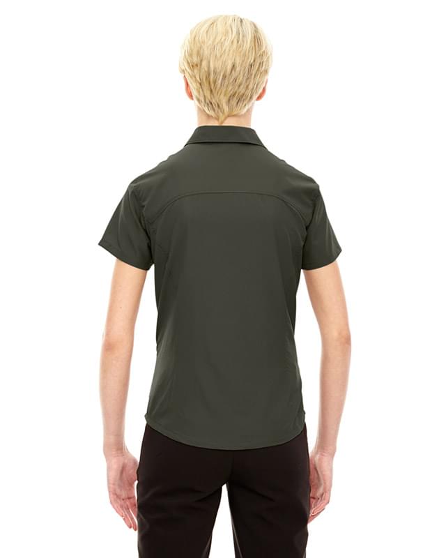 Charge Recycled Polyester Performance Short-Sleeve Shirt Charge Recycled Polyester Performance Short-Sleeve Shirt