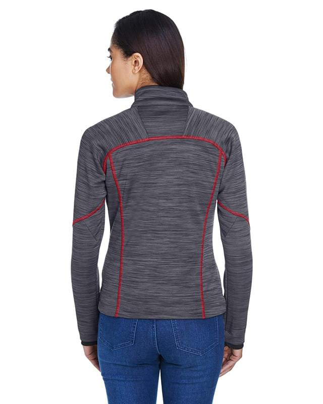 Ladies' Flux M?lange Bonded Fleece Jacket