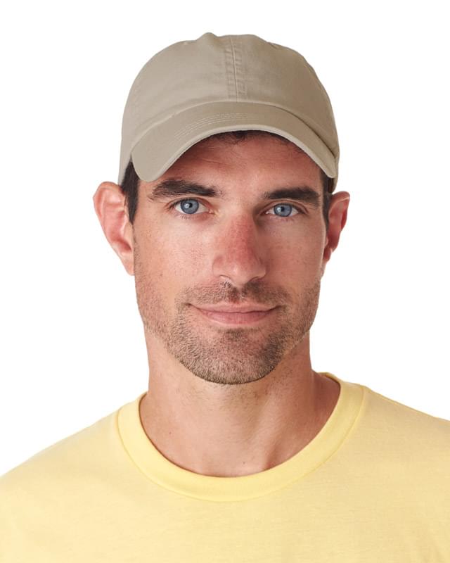 Adult Classic Cut Chino Cotton Twill Unstructured Cap
