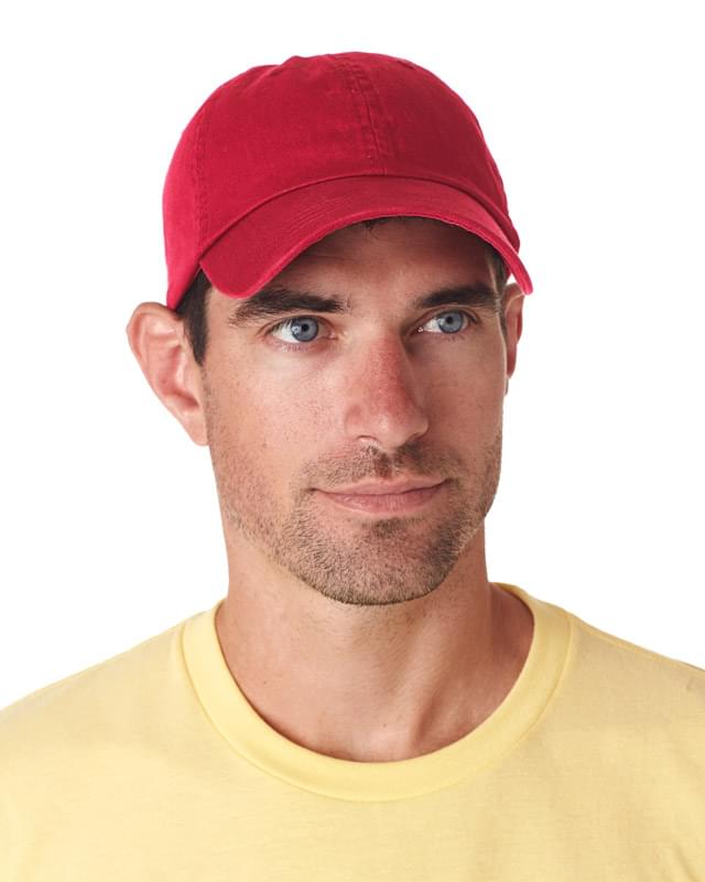 Adult Classic Cut Chino Cotton Twill Unstructured Cap