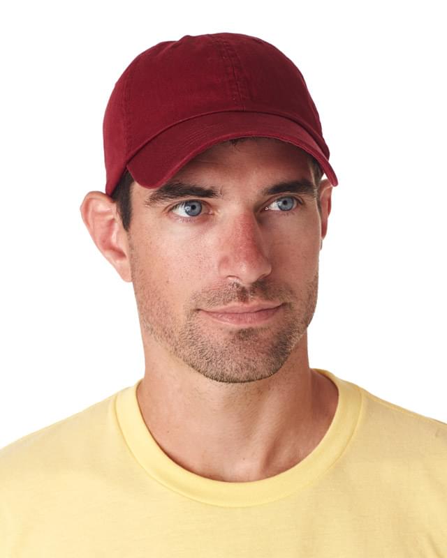Adult Classic Cut Chino Cotton Twill Unstructured Cap