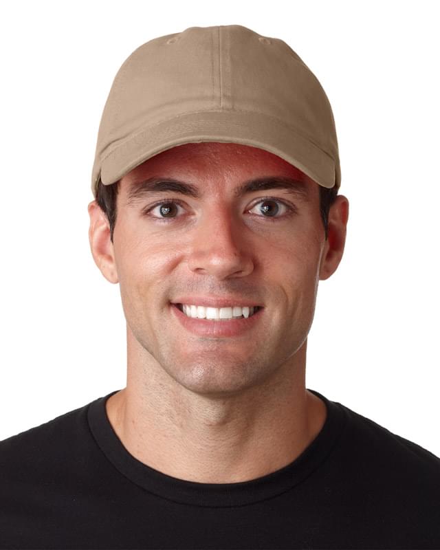Adult Classic Cut Brushed Cotton Twill Unstructured Cap
