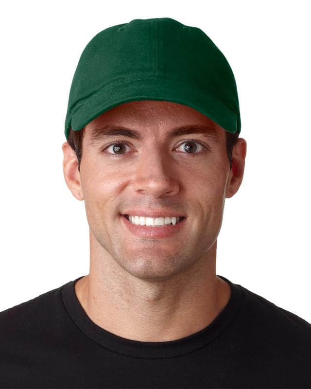 Adult Classic Cut Brushed Cotton Twill Unstructured Cap