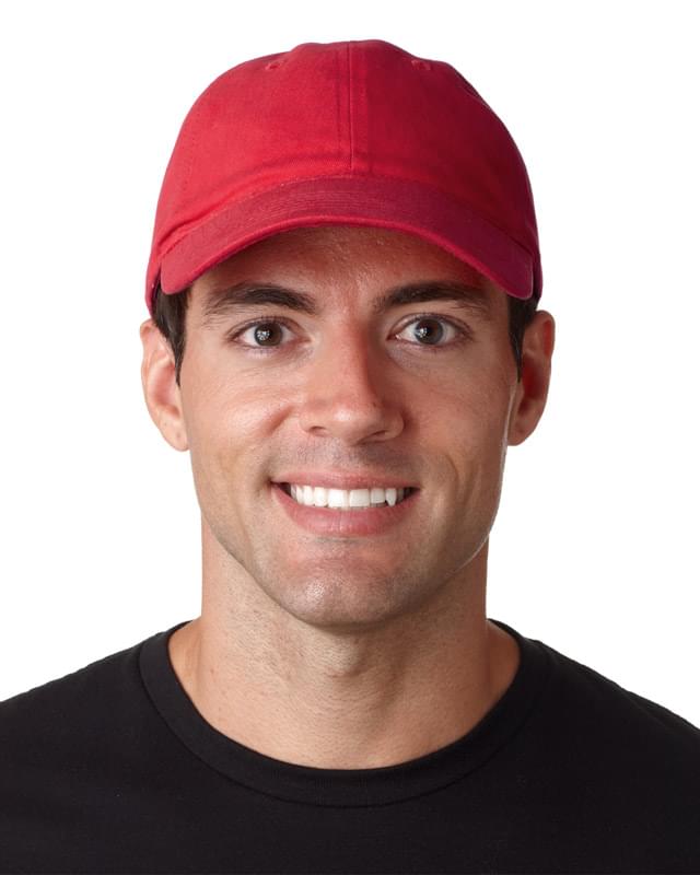 Adult Classic Cut Brushed Cotton Twill Unstructured Cap