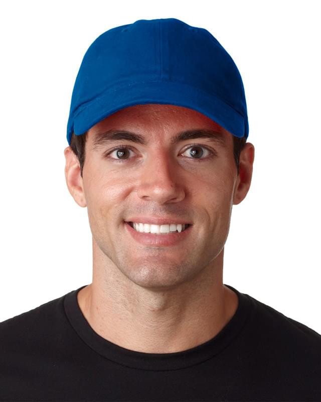 Adult Classic Cut Brushed Cotton Twill Unstructured Cap