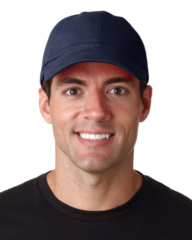 Adult Classic Cut Brushed Cotton Twill Unstructured Cap
