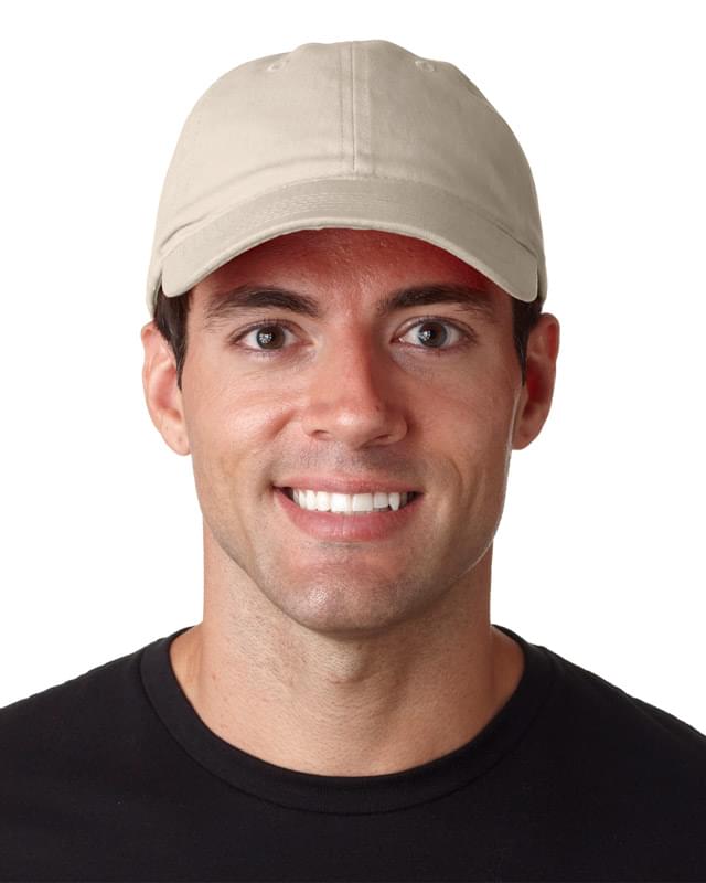 Adult Classic Cut Brushed Cotton Twill Unstructured Cap