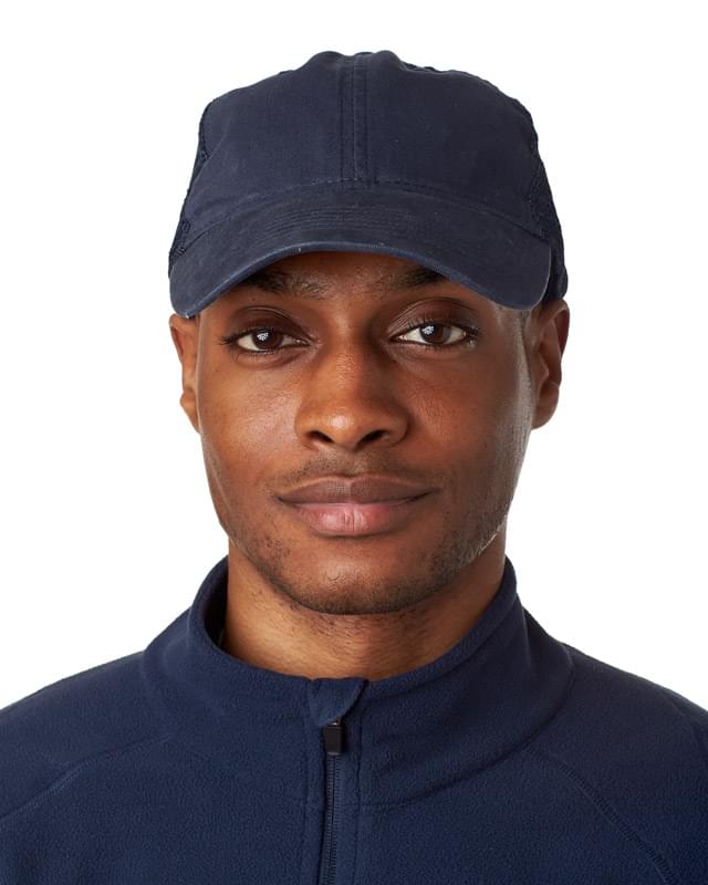 Adult Classic Cut Brushed Cotton Twill Unstructured Trucker Cap