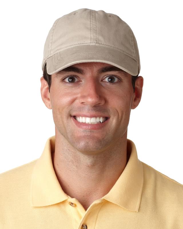 Adult Classic Cut Heavy Brushed Cotton Twill Unstructured Cap