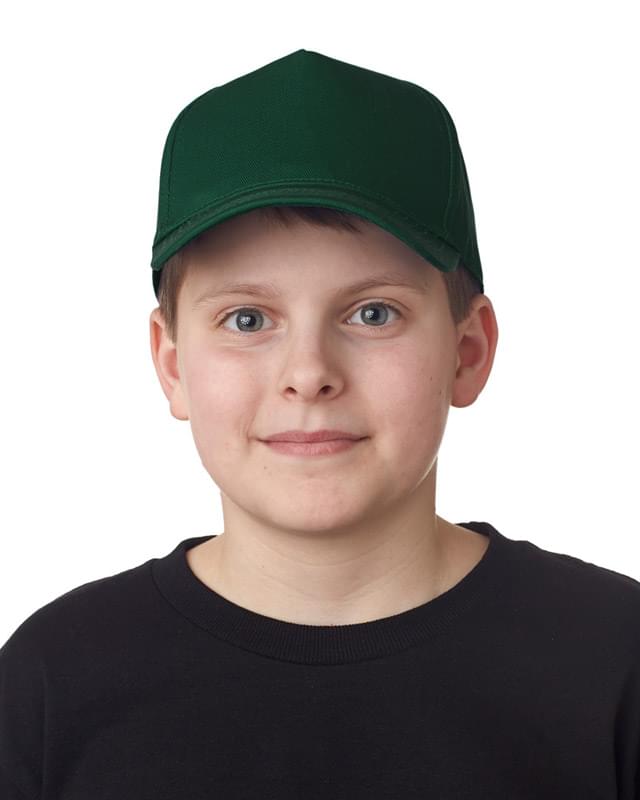 Youth Classic Cut Cotton Twill 5-Panel Cap