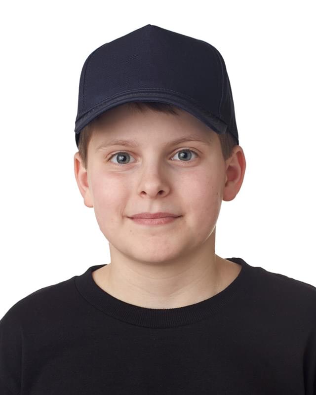 Youth Classic Cut Cotton Twill 5-Panel Cap