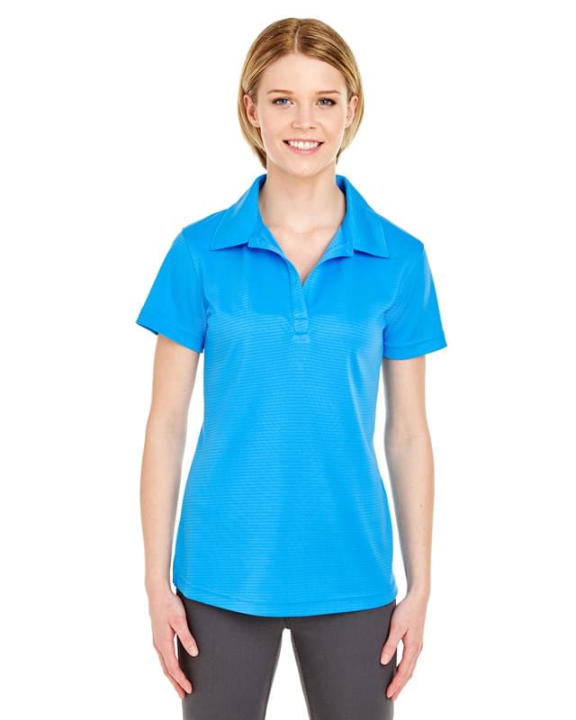 Ladies' Cool & Dry Jacquard Stripe Polo