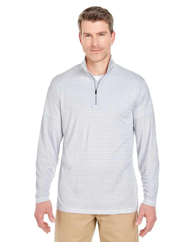 Adult Striped 1/4-Zip Pullover