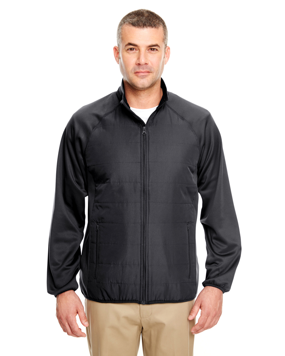 Adult Cool & Dry Quilted Front Full-Zip Lightweight Jacket