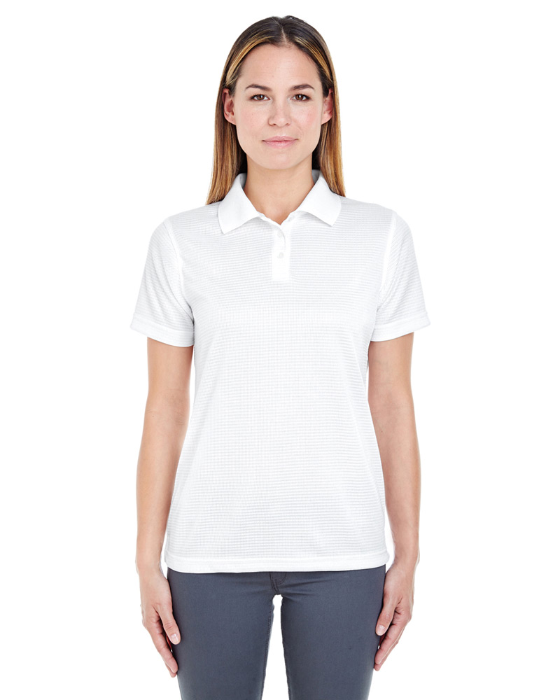 Ladies' Cool & Dry Elite Mini-Check Jacquard Polo