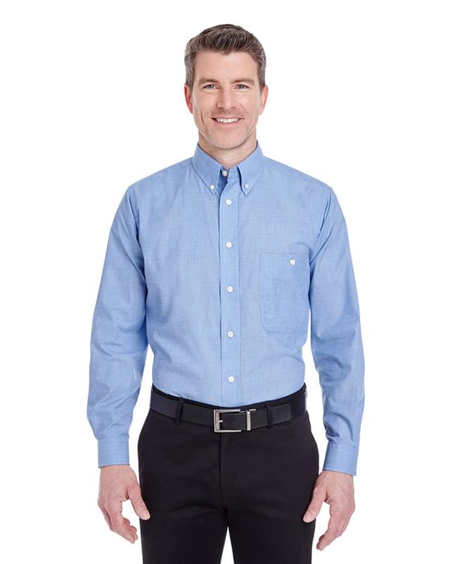 Men's Wrinkle-Resistant End-on-End