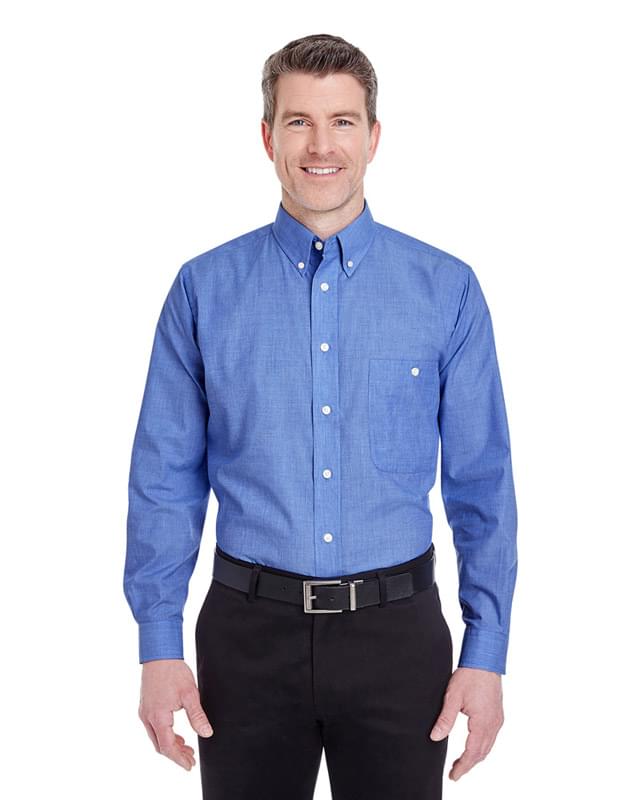 Men's Wrinkle-Resistant End-on-End