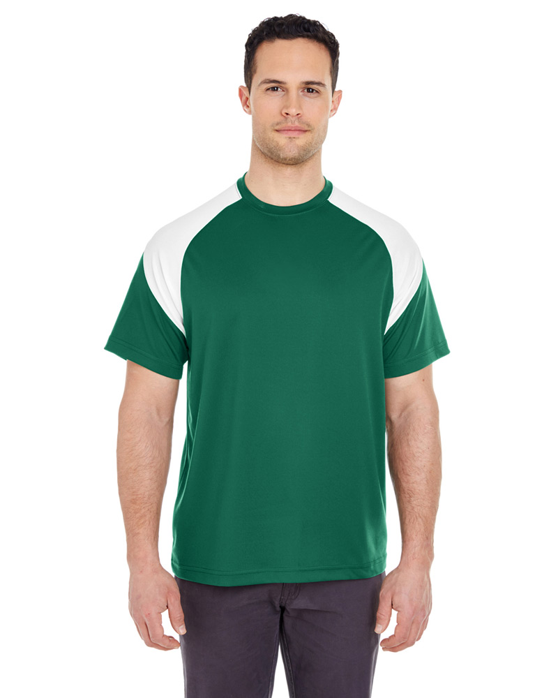 Adult Cool & Dry Sport Color Block Tee