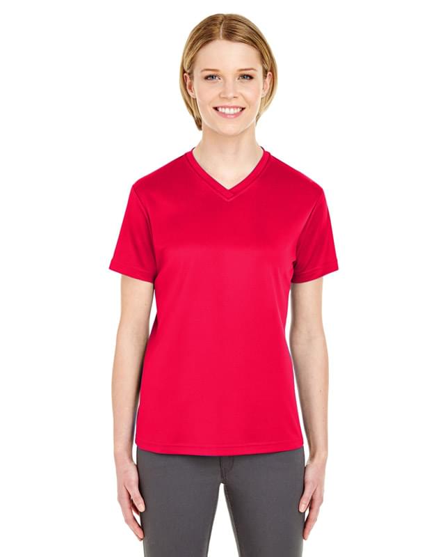 Ladies' Cool & Dry Sport V-Neck T-Shirt