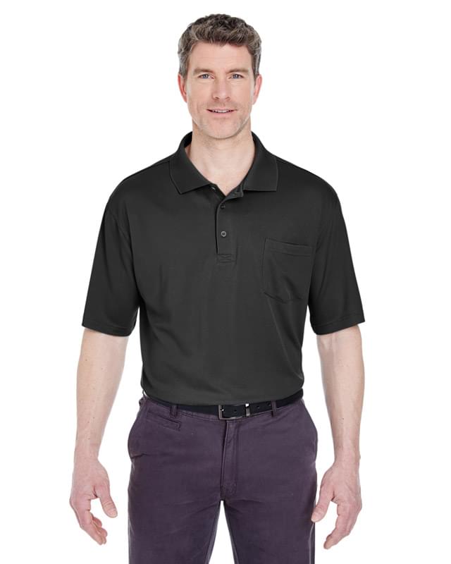Adult Cool & Dry Sport Polo withPocket