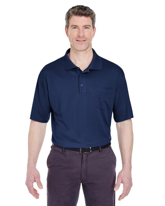 Adult Cool & Dry Sport Polo withPocket