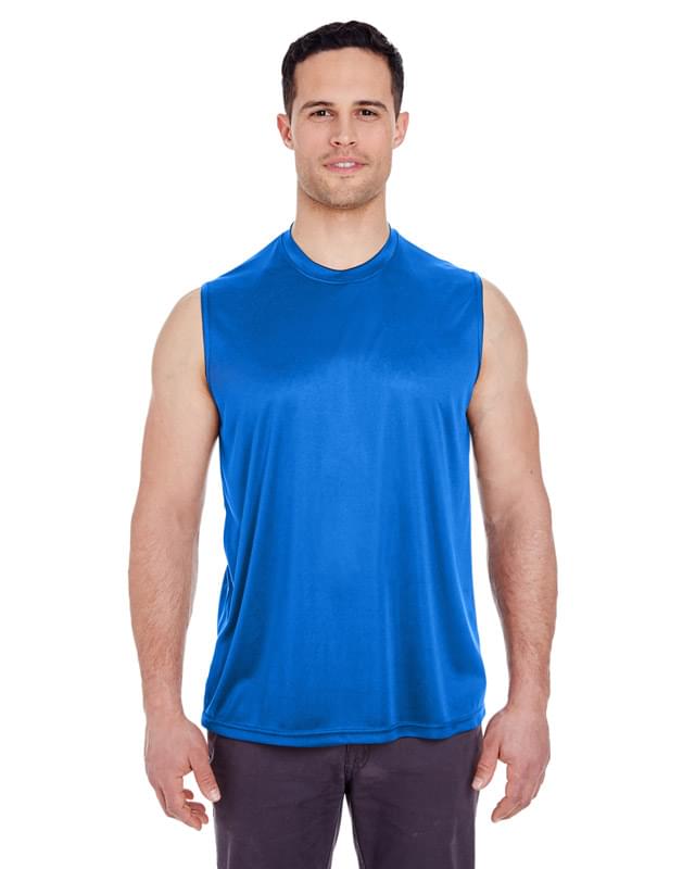 Adult Cool & Dry Sport Performance Interlock Sleeveless T-Shirt