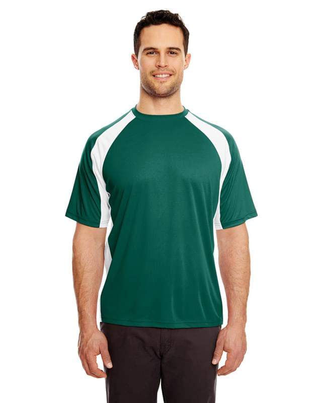 Adult Cool & Dry Sport 2-Tone Performance Interlock Tee