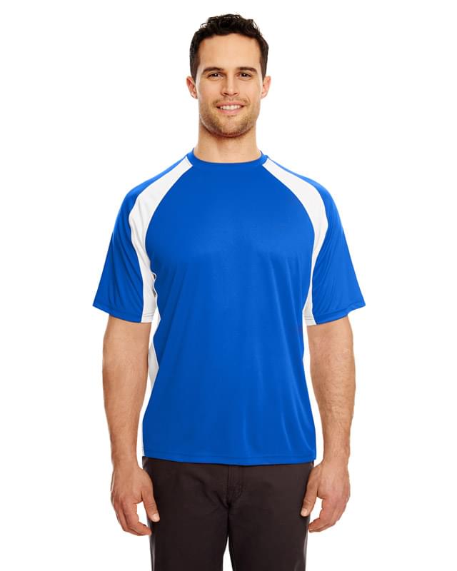 Adult Cool & Dry Sport Two-Tone Performance Interlock T-Shirt