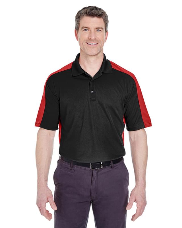 Adult Cool & Dry Stain-Release 2-Tone Performance Polo