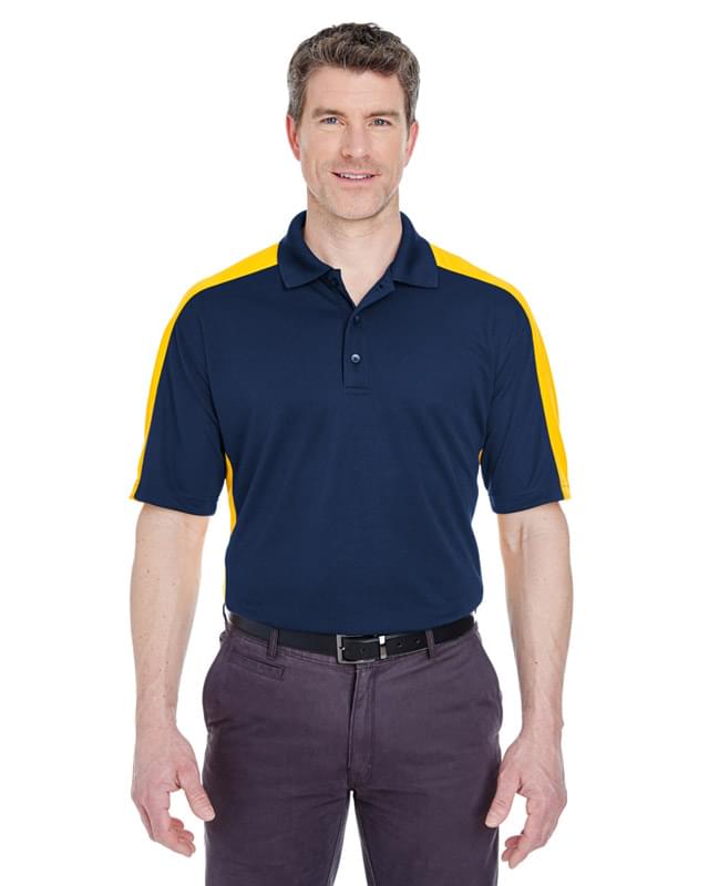 Adult Cool & Dry Stain-Release Two-Tone Performance Polo