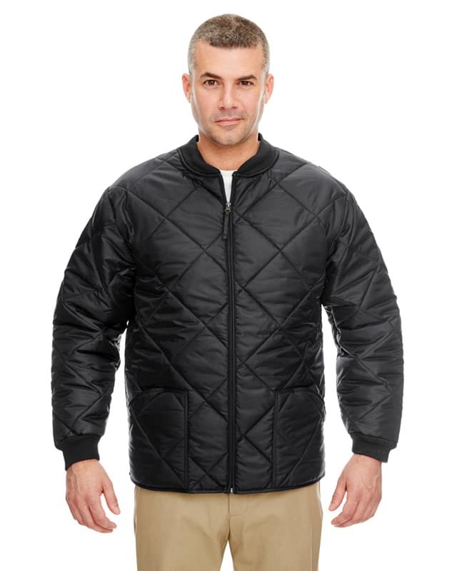 Adult Puffy Workwear Jacket with Quilted Lining