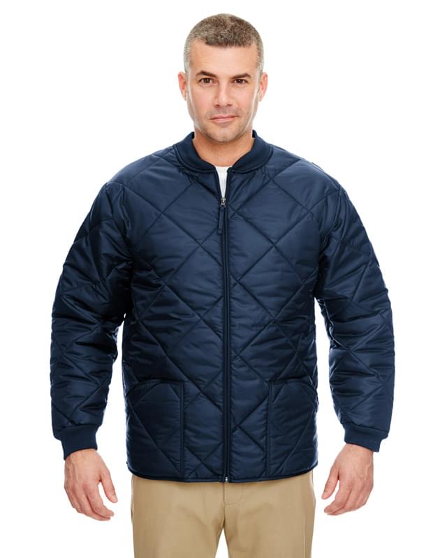 Adult Puffy Workwear Jacket with Quilted Lining
