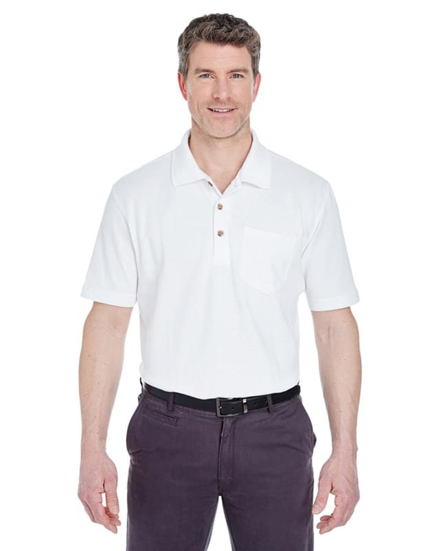 Adult Classic Piqu Polo withPocket