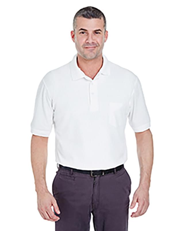 Adult Whisper Piqu? Polo with Pocket