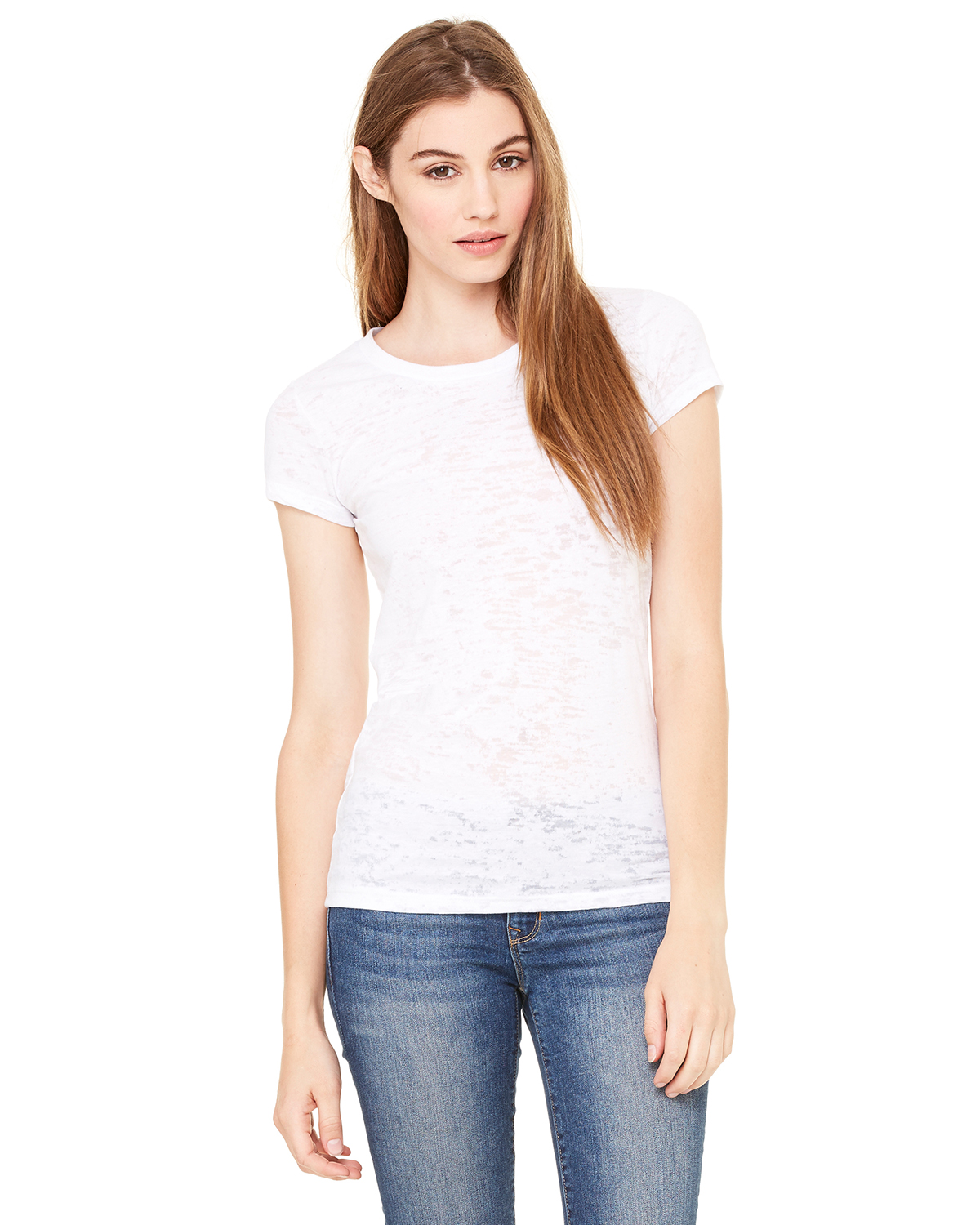 Ladies' Burnout Short-Sleeve T-Shirt