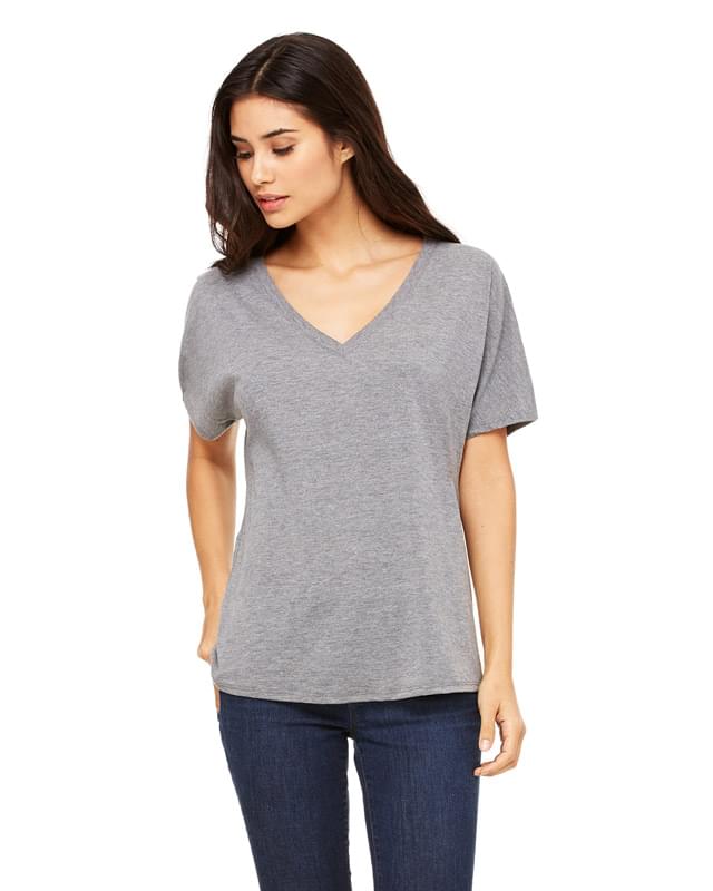 Ladies' Slouchy V-Neck T-Shirt